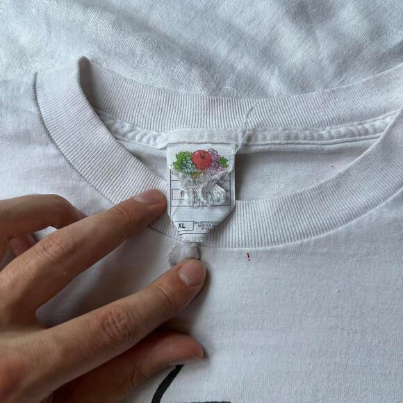 Vintage 90s Y2K Calvin Hobbes Detroit Red Wing NHL Shirt Tee - Picture 7 of 8